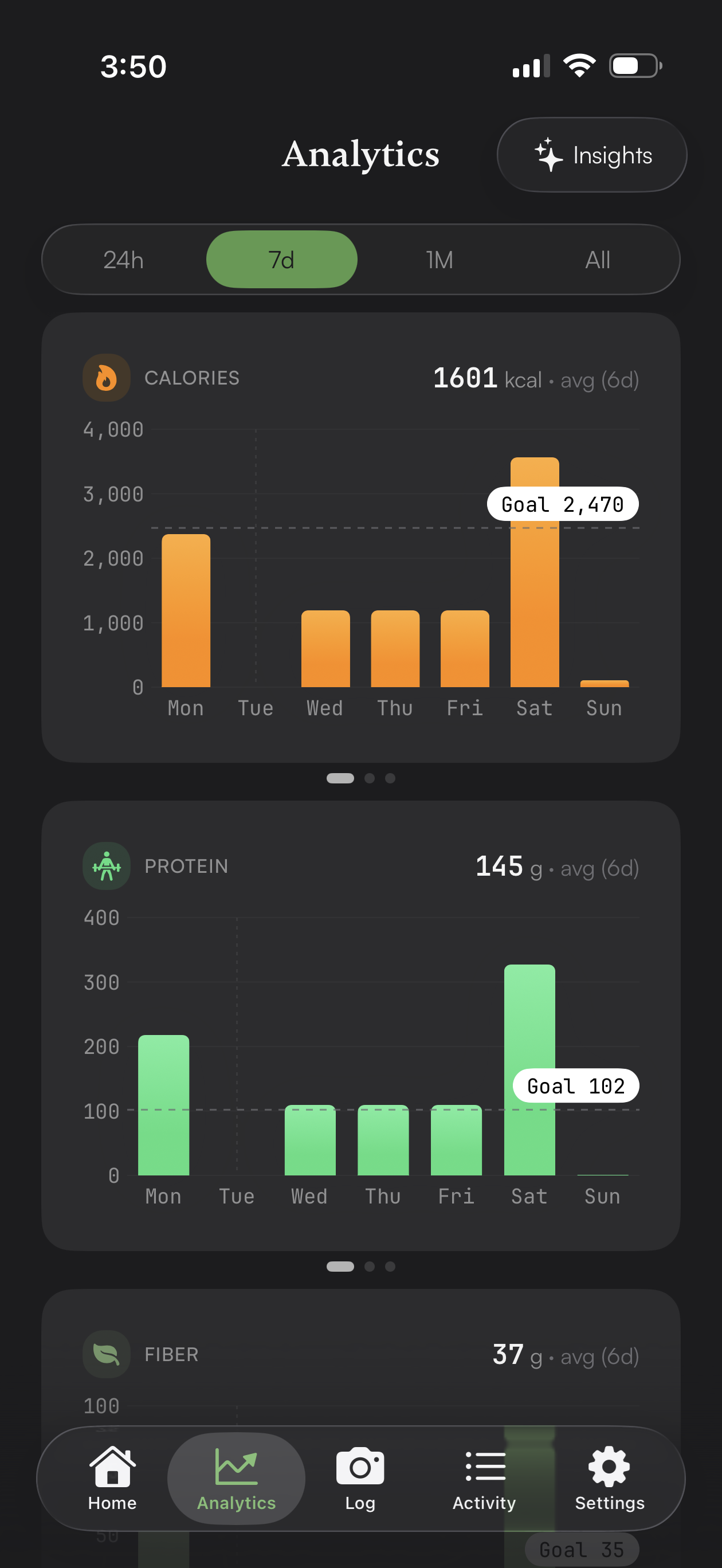 Velotic client app, Android home