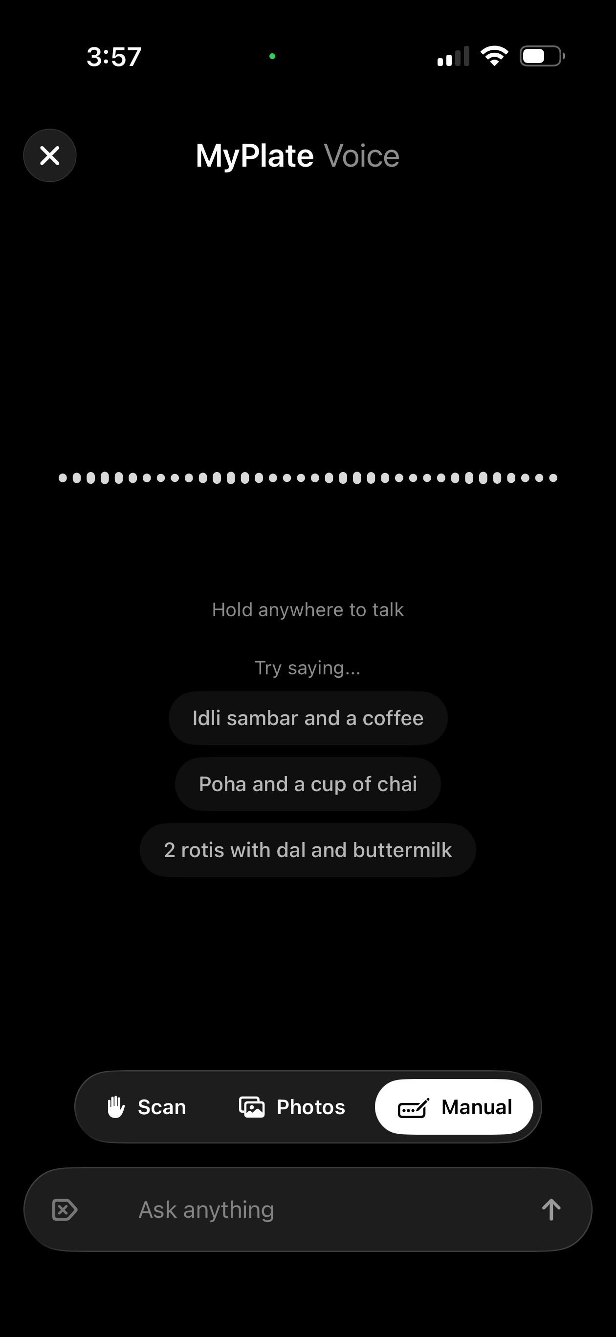 Velotic client app, Android workout